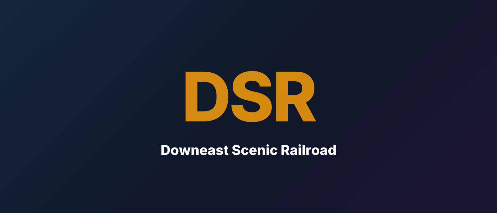 Downeast Scenic Railroad