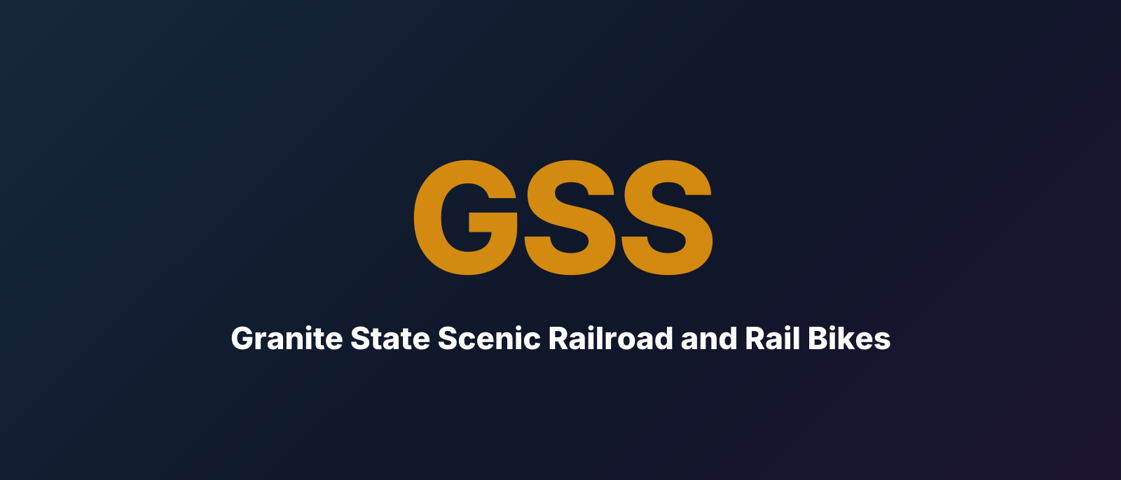 Granite State Scenic Railroad and Rail Bikes