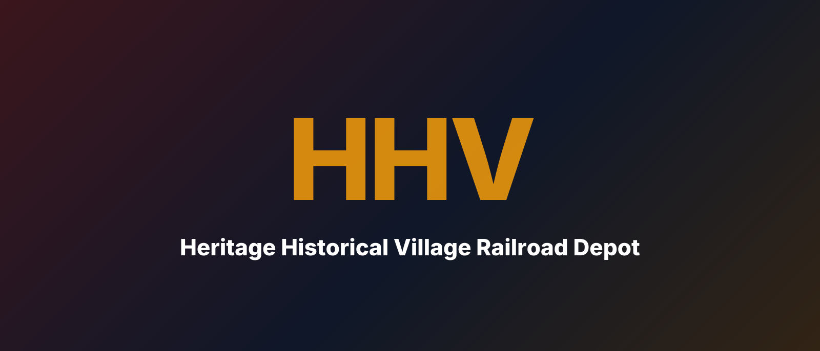 Heritage Historical Village Railroad Depot