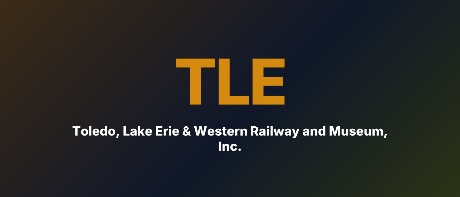 Toledo, Lake Erie & Western Railway and Museum, Inc.