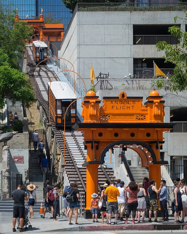 Angels Flight lower station