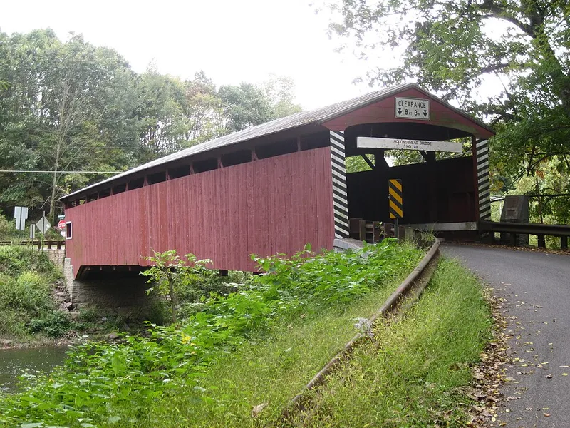 Historic Hollingshead Covered Bridge