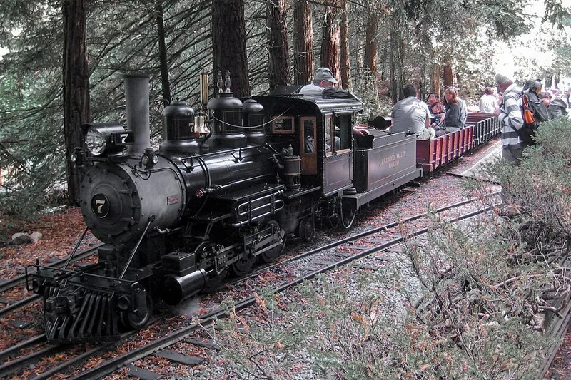 Tilden Park Steam Train at the Redwood Valley Railway