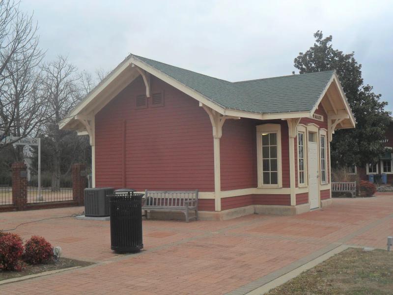 Pauls Valley Santa Fe Depot